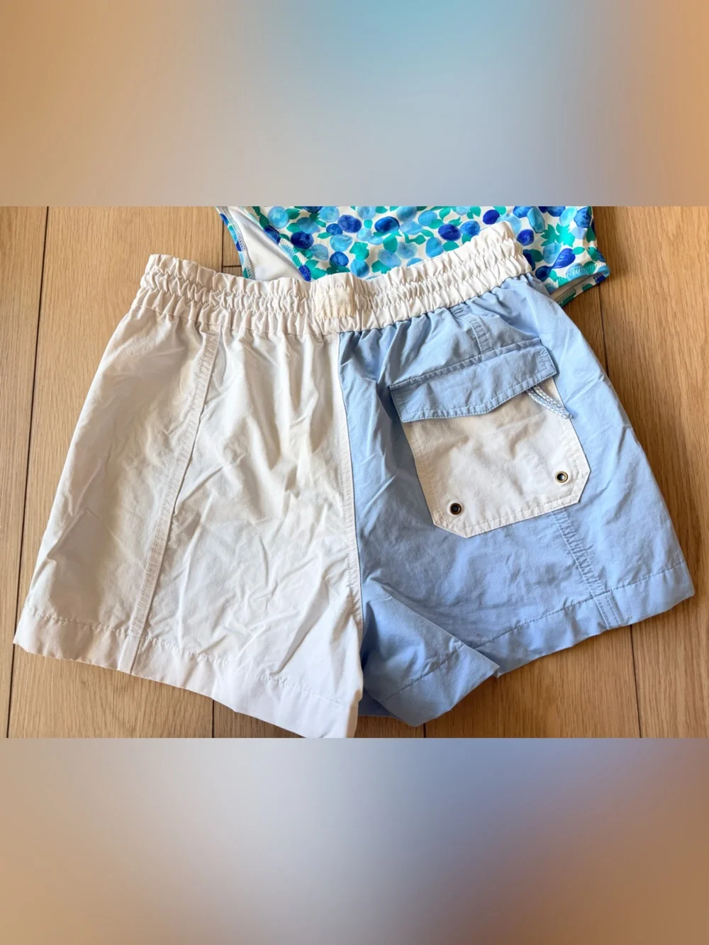 J Crew One Oiece Swimsuit and Coverup Shorts Set